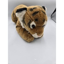 Animal Alley Toys R Us Tiger Cub Plush Stuffed Animal Vintage 2000 Striped 12in