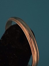 14 k Solid Yellow Gold Wedding Anniversary Band, Ring Size 10.5