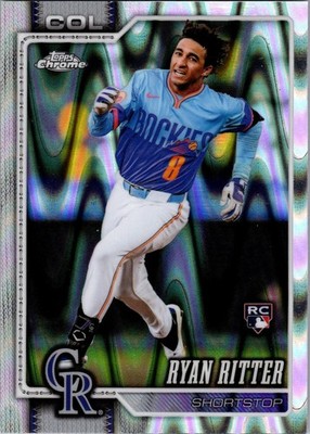 2026 Topps Chrome #122 Ryan Ritter Wave Refractors