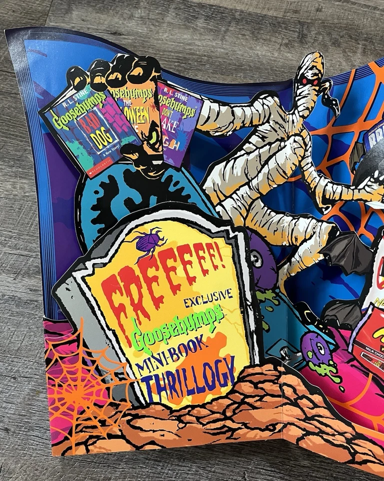 "Letrero de anuncio de exhibición de perro loco Pepsi Frito Lay de los 90 piel de gallina 3d 12x10"" Standee Topper" Foto 3 de 4