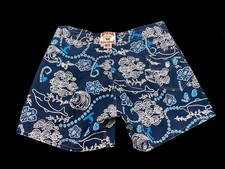 Birdwell Beach Britches Board Shorts 38 Mens Trunks Hawaiian Sea Life Birdie USA