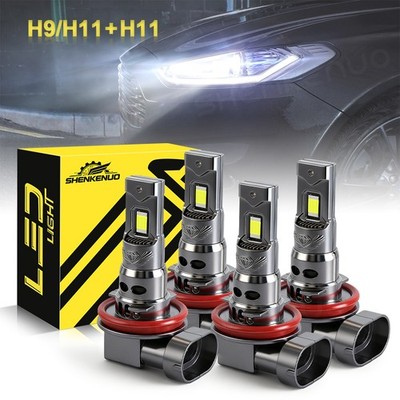 For Nissan X-Trail 2016-2018 LED Headlight Bulbs 6500K White Combo High/Low Beam