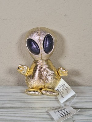 1990s Oriental Trading | 5  (GOLD ALIEN) Plush Figure RARE Y2K 2000s VTG