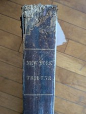 Bound New York Tribune Daily Newspaper Sept 1874 to Jan 1875 Antique Articles 