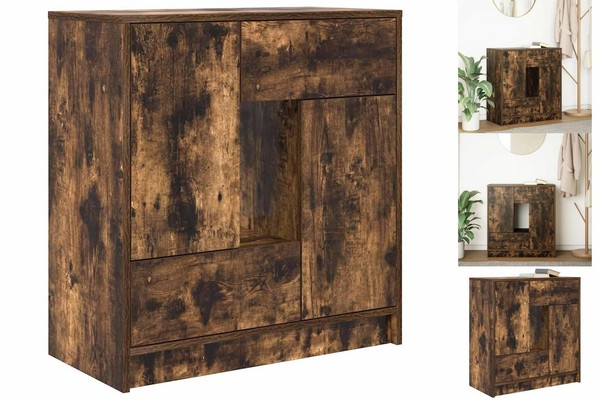 Sideboard Anrichte Schrank Lowboard Wohnzimmer RäUchereiche 70,5X34X74,5 Cm-image
