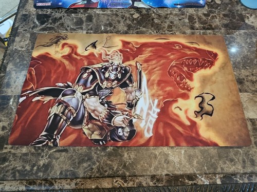 Yu-Gi-Oh Playmat Brotherhood Of The Fire Fist Bear Limited Players Only Edition
