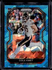 2020 Panini Prizm Cole Kmet RC Blue Ice Rookie #/99 Bears