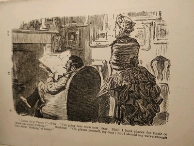 Sk236 Ephemera 30er Jahre Punch Cartoon Theater Viel Lärm um nichts 