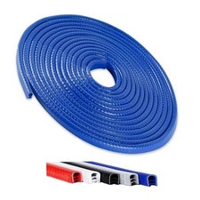 16.5FT 5M Universal Car Door Edge Protector Guards, No-Glue 16.5Ft Blue