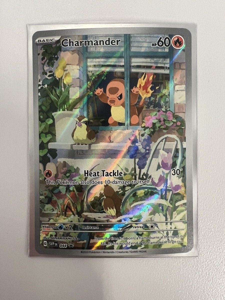 charmander full art pokemon card Charmander 044 SV Scarlet & Violet Promo Holo Pokémon Card – Rarity Rack main image 1
