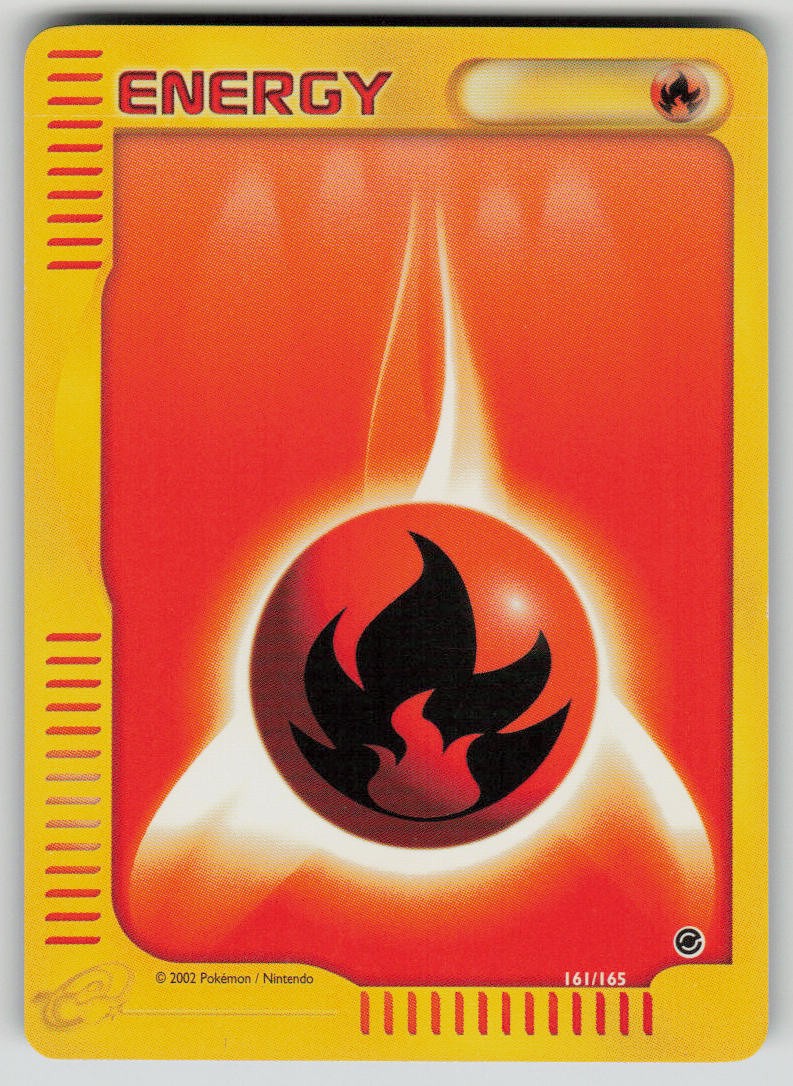 Fire Energy 161/165 Expedition Base Set Pokemon