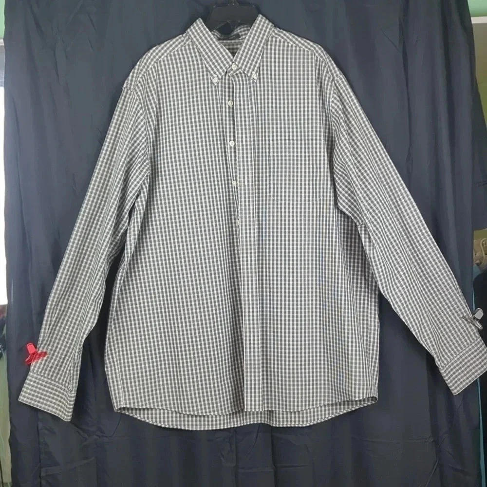 EDDIE BAUER L/S SHIRT Fishing Hiking Outdoors Camping Euc XLT