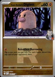 Team Rocket's Diglett 100/217 Ascended Heroes Reverse Holo