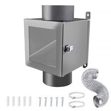 Dryer Duct Lint Trap,Inline Trap Box,lint trap for Vent for...