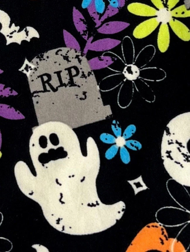 Leggings LuLaRoe TC2 Tall Curvy 2 Coloridas Divertidas Caveira NEON Fantasma GRAVE - Imagem 2 de 4