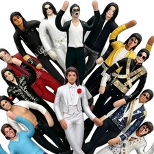 Michael Jackson Cosplay Doll Plush Stuffed Figure Abstract Joint Mobility Toy US