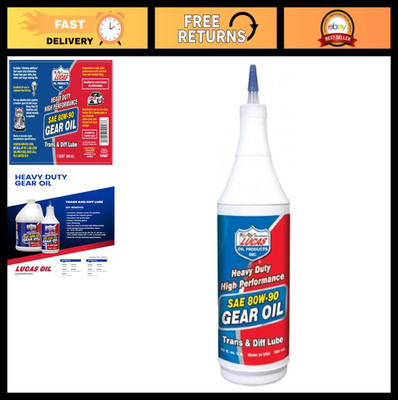 Heavy Duty 80/90 Plus Gear Oil - 1 Quart Bottle - High Performance Lubricant