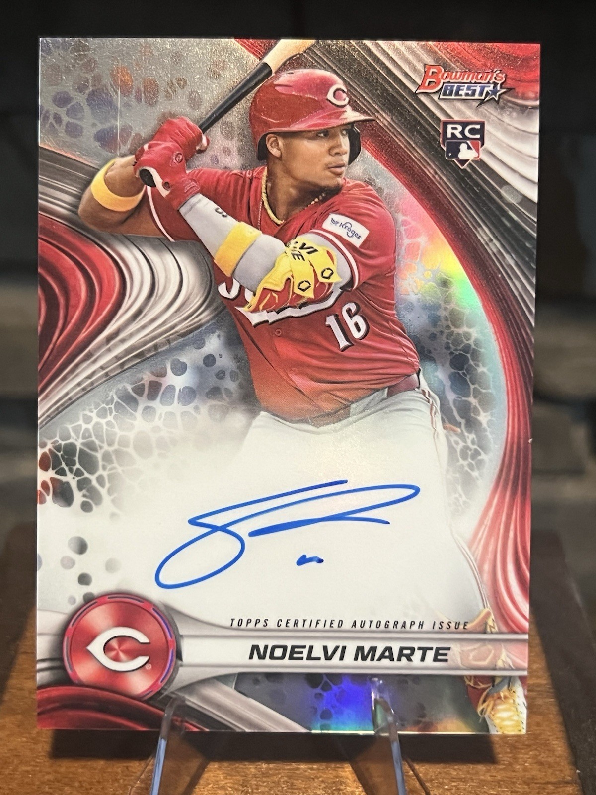 2024 Bowman's Best Noelvi Marte Auto RC #B24-NM Reds