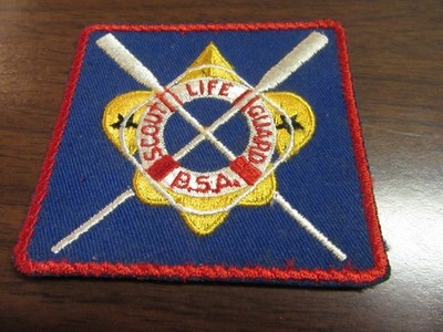 Scout Life Guard BSA Swim Suit Patch  Older     SQ2