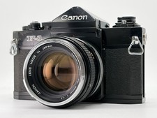  Exc 5 Canon F-1 Early 35mm SLR Film Camera  FD 50mm f/1.4 Lens From JAPAN