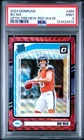 2024 Panini Donruss #369 Bo Nix Optic Preview-Red Wave PSA 9