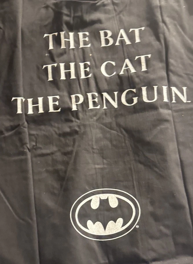 Camisa de colección 1992 nueva con etiquetas Batman Returns película CATWOMAN EX LG Selina Kyle DC Comics Foto 3 de 4