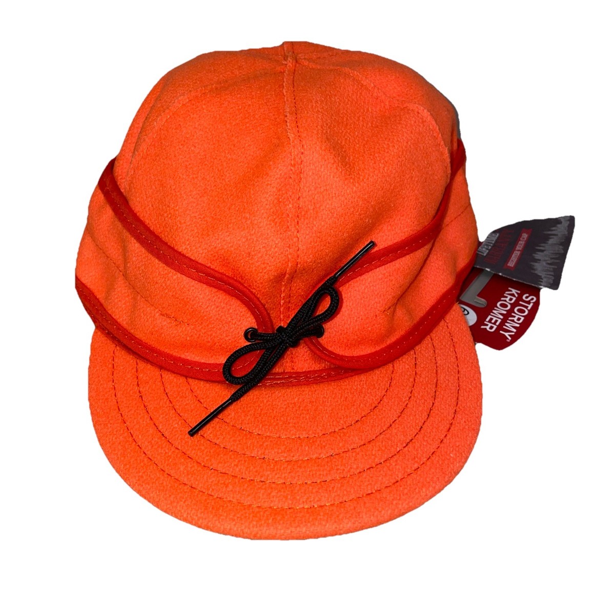 Stormy Kromer Original Kromer Cap Blaze Orange Size 7/8