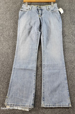 Cruel Girl Rocky Mt Low Rise Slim Boot Jeans Womens 3/28x30 Lt Wash Button Fly