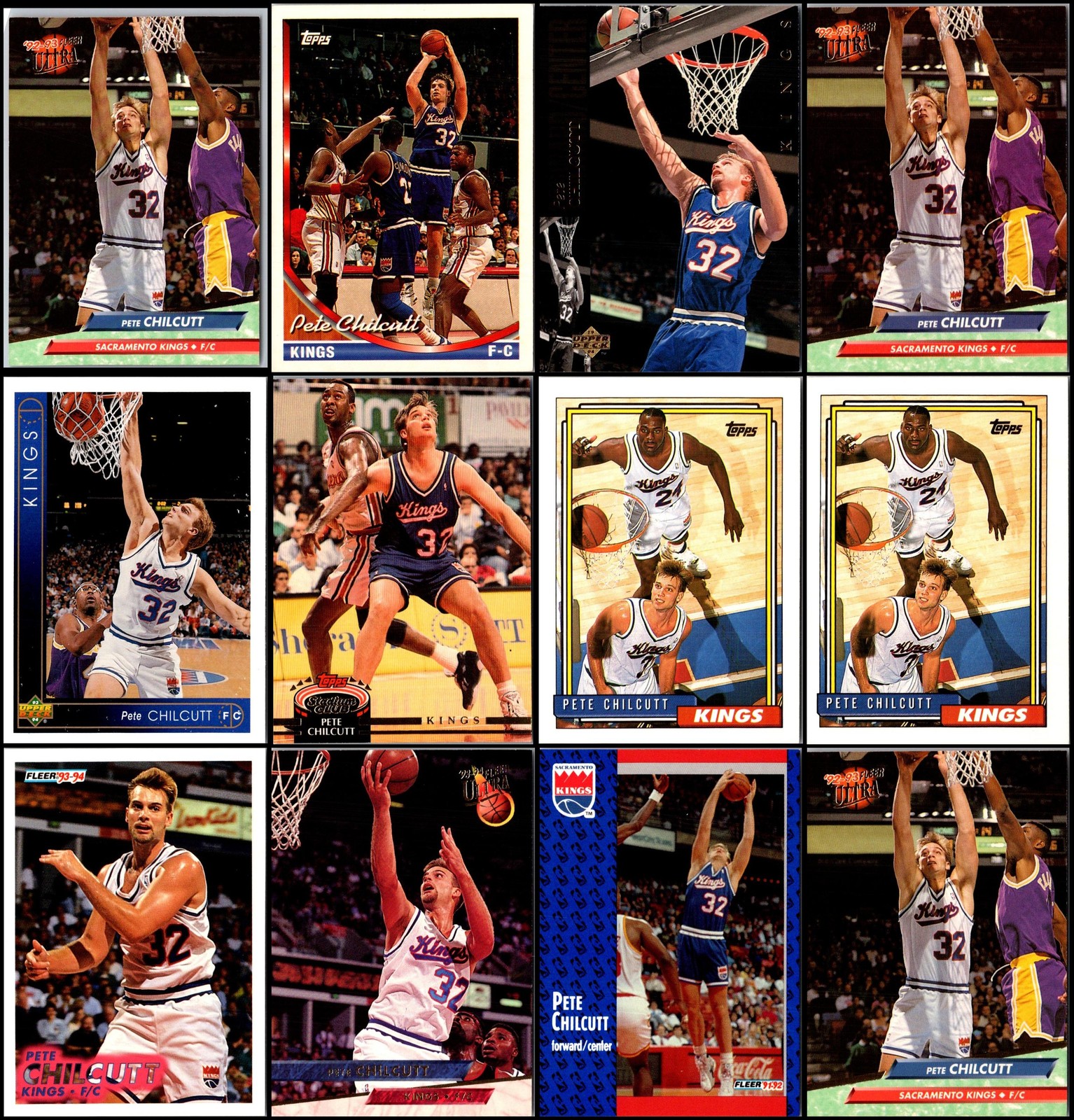 Pete Chilcutt (34) Card Lot -