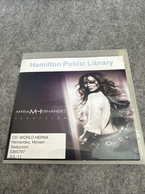 Seduccion by Myriam Hernandez (CD, 2011)