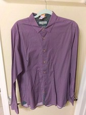 Ted Baker London Size 6 Mens Dress Shirt Long Sleeve Dry Cleaned