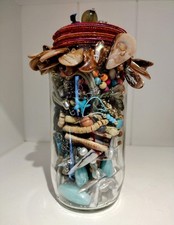 Beach Beachy Holiday Summer  Themed Mystery Jewellery Jar Bundle Joblot (4)