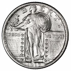 1917 Standing Liberty Quarter 25C Raw