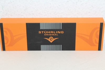Stührling Aquamaster 4042 Quartz 42mm Chronograph Uhr Silber Neu Rechnung MwSt