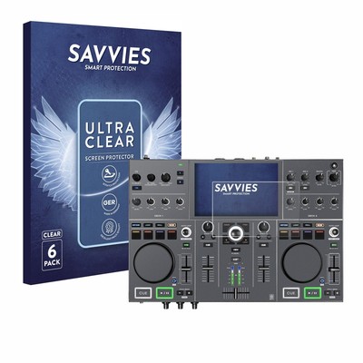 6x Folie für Denon DJ Prime Go+ Schutzfolie Displayschutz Display Schutz Klar
