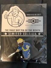 Fallout Limited Edition The Vault Boy Pin of The Month 05 2017