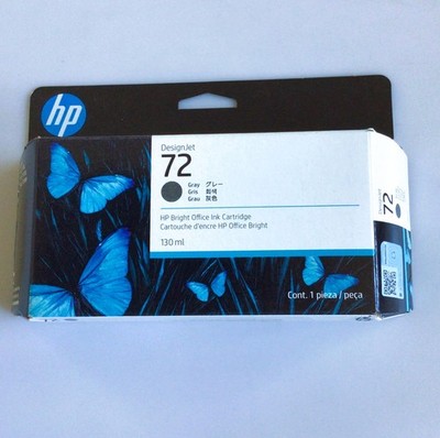 Original HP 72 C9374A (130 ml) Grau Tintenpatrone ungeöffnet MHD 08/2025