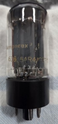Mullard/Amperex GZ-34 f32 Vacuum Tube  Copper Lined Plates Tests Strong