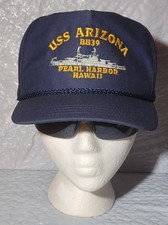 USS Arizona BB39 Pearl Harbor Hawaii Snapback Hat