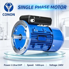 B5 2.2kw 3HP 1400rpm 24mm 4pole REVERSIBLE  Electrical motor single phase 240v