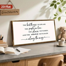 Inspirational Bible Verse Wooden Sign Farmhouse Decor for Christian Wall Art