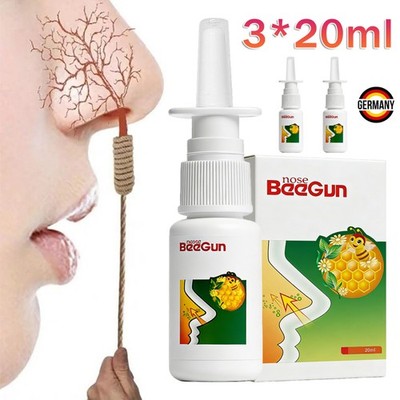 3PCS Propolis beruhigendes Spray 20 ml lindert verstopfte Nasen und Dyspnoe DHL
