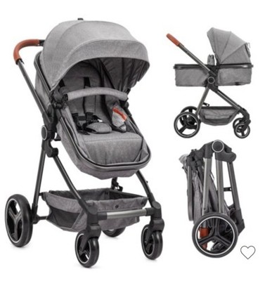 VEVOR Travel System Stroller with Infant Bassinet, 2-in-1 Baby Cradle...