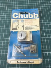 Chubb 8K107 Patio Door Lock for Sliding metal Doors 2 keys Satin Finish