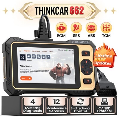 2026 Newest Thinkscan 662 Auto OBD2 Scanner Diagnostic Tool Fault Code Reader