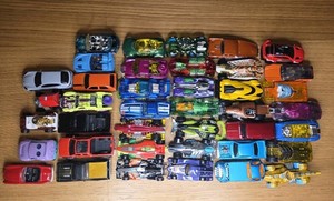 Lot of 40 Loose Hotwheels Toy Cars USED Modern 1990s - 2010s