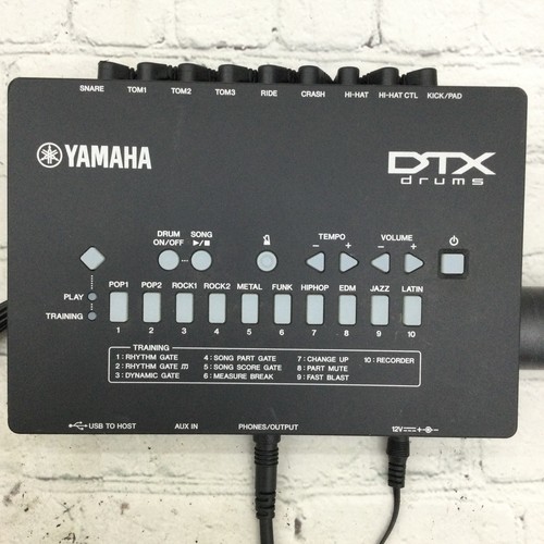 Yamaha DTX400K Drum Set Trigger Electronic MODULE, DTX402K, w/ Output Cord - Photo 3/9