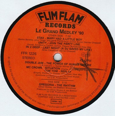 Various, Le Grand Medley '90, (12''), VG+, 3664391415