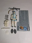 Vintage ARAH GI JOE FIGURE 1990 Sub Zero TIGHT Near Complete With File Card