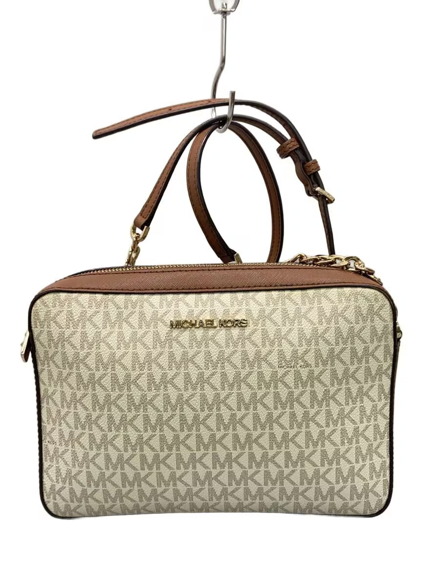 MICHAEL KORS Shoulder Bag BRW All-Over Print PV-2003